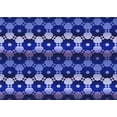 thumbnail image 1 of Ahgly Company Machine Washable Indoor Rectangle Transitional Cobalt Blue Area Rugs, 5' x 7', 1 of 1