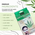 thumbnail image 2 of AZURE Hemp & Collagen Nourishing Under Eye Pads - Toning, Hydrating & Anti Aging Eye Mask Patches - Reduces Fine Lines, Wrinkles, Dark Circles & Puffiness - Skin Care Made in Korea - 5 Pairs, 2 of 3
