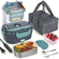 thumbnail image 1 of MesaSe Electric Lunch Box Food Heater 3-In-1 Portable Food Warmer Lunch Box for Car & Home, 1 of 8
