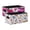 Fuchsia Flowers Bold Black Lines Colorful Floral Prints, variant on Felt Storage Bins 2-Pack Foldable Space-Saving Organizer For Home Office Fuchsia Fuchsia Flowers