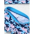thumbnail image 6 of iEFiEL Big Little Girls Tankini Swimsuit 2Pcs Tank Top with Boyshorts Bottoms Swimwear Camouflage Blue 12, 6 of 7