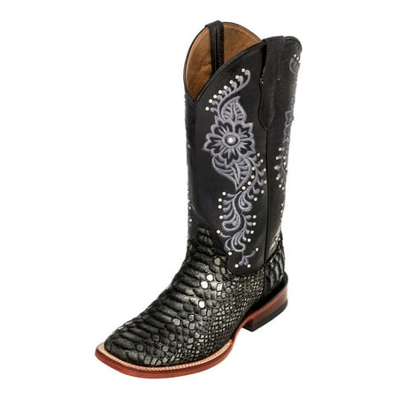 python boots womens ferrini toe western square