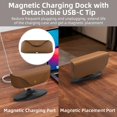 thumbnail image 3 of Base de Carga Magnética BonFook HiBloks con Dock USB-C, 3 of 8