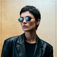 thumbnail image 3 of SA106 Oval Metal Sunglasses for Women and Men, 3 of 6