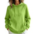 thumbnail image 6 of Hoodies for Women Drawstring Pullover Hoodie Long Sleeve Womens Hooded Sweatshirt, 6 of 7