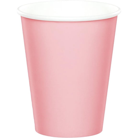 Creative Converting Classic Pink Hot/Cold Paper Cups 9 Oz., 24 ct