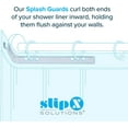 thumbnail image 3 of SlipX Solutions Shower Curtain Splash Guards, 3 of 7