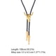 thumbnail image 4 of Lazos de oro para los hombres American Cowboy Moda Bolo Ajustable Accesorios de ropa ajustable Etiqueta de estilo occidental Regalo ideal en bolsas Paquete Dorado Advancent AP004546-02, 4 of 4