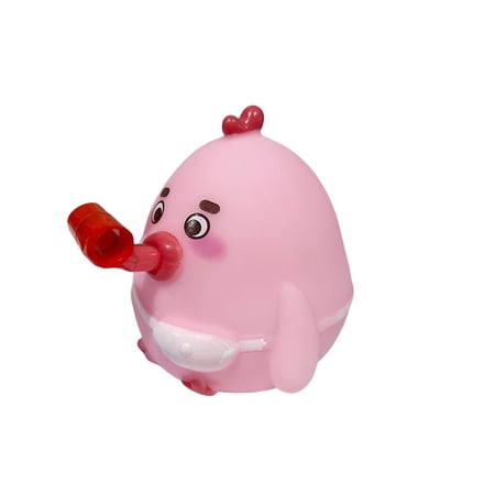 Bisitoy 1Pc Squeeze Toys Tongue Out Chick Easter Basket Stuffers (Pink)