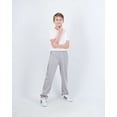 thumbnail image 4 of Real Essentials 3 Pack: Boys' Tricot Open Bottom Fleece-Lined Sweatpants with Pockets, 4 of 7