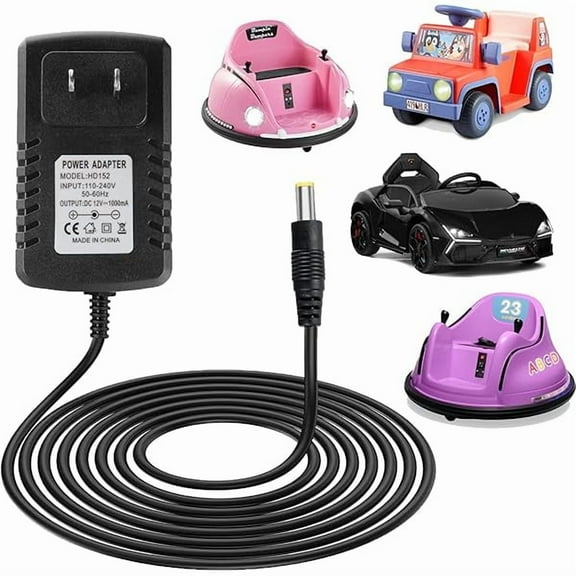 18886V Battery Charger for Kids Ride On Car Toys for Best Choice Product Hello Kitty Wrangler SUV Dynacraft Toy Car Kid Trax Toddler Quad Kidzone Bumper 6 Volt Kid Car Electric Toys Ride On Charger