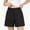 *Black, variant on Women's High Waisted Tailored Shorts,Casual Office Wear Dress Shorts with Pockets Black,Women's Plus S