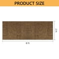 thumbnail image 2 of Semfri Runner Rugs 2 x 8 ft Carpet Runner Striped Rug Area Rugs for Aisle Hallway Balcony Garage Entryway Stair Brown, 2 of 7