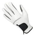 thumbnail image 1 of Sonducket 1Pc Guante de golf Hombres Antideslizante Faux Leather Elástico Transpirable Mitten para deportes al aire libre Golf mano izquierda 23 tamaño, 1 of 6