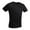 Balck, variant on Men's Summer Short Sleeved Shirt Leisure Dirt Proof Easy to Match Antifouling And Waterproof round Neck Solid Color