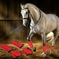 thumbnail image 2 of Bota de pata de caballo ajustable, un conjunto de bota de pata de caballo delantera, protector de pata de caballo, innovación moderna, 2 of 8