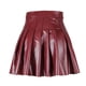 thumbnail image 2 of Falda plisada de poliuretano de cintura alta para mujer - Falda corta elástica para verano - Ropa informal para el día a día en tallas S-XXL, 2 of 6