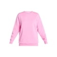 thumbnail image 5 of No Boundaries Fleece Oversized Sweatshirt with Long Sleeves, Women’s Sizes XXS-4X, 5 of 5