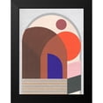 thumbnail image 2 of Wang, Melissa 12x14 Black Modern Framed Museum Art Print Titled - Sundown Meditation I, 2 of 5