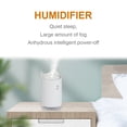 thumbnail image 3 of Humidificador USB Holidificación de aire de la aromaterapia de la aromaterapia para el dormitorio Sala de estar Automóvil Empresa Dormitorio Oficina Blanco 1 Conjunto Guardurnaity HA059983-01B, 3 of 6