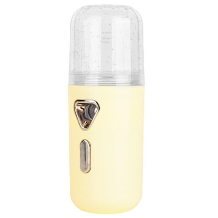 

Face Mist Humidifier USB Charge Beautiful Appearance 150Ma Battery Spray Humidifier For Home For Outdoor Yellow