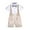 White, variant on LYMAYTER Infant Kids Boys Gentleman Outfit 2PCS Toddler Dress Shirt with Bowtie + Suspender Shorts for Set 9 Months-4 Years