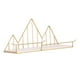 thumbnail image 3 of Estanterías de madera para pared, estanterías de almacenamiento, estanterías de alambre de madera dorado, 3 of 6