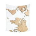 thumbnail image 2 of BSDHOME Wooden world map Wall Tapestry 51x60 inches, 2 of 2