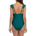 thumbnail image 5 of Charmo Women's One-Piece Swimsuit Ruffle Bathing Suit with Tummy Control Sexy Monokini Swimwear, 5 of 7