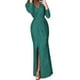 thumbnail image 1 of Vestido de cóctel Prolriy, vestidos de fiesta para mujer, lentejuelas, manga larga, cuello en V, vestido largo ajustado para discoteca con abertura, vestidos de invitada de boda para mujer 2024,, 1 of 6