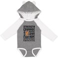 thumbnail image 3 of Inktastic Multiple Sclerosis Awareness Strength Courage and Support Boys or Girls Long Sleeve Baby Bodysuit, 3 of 5