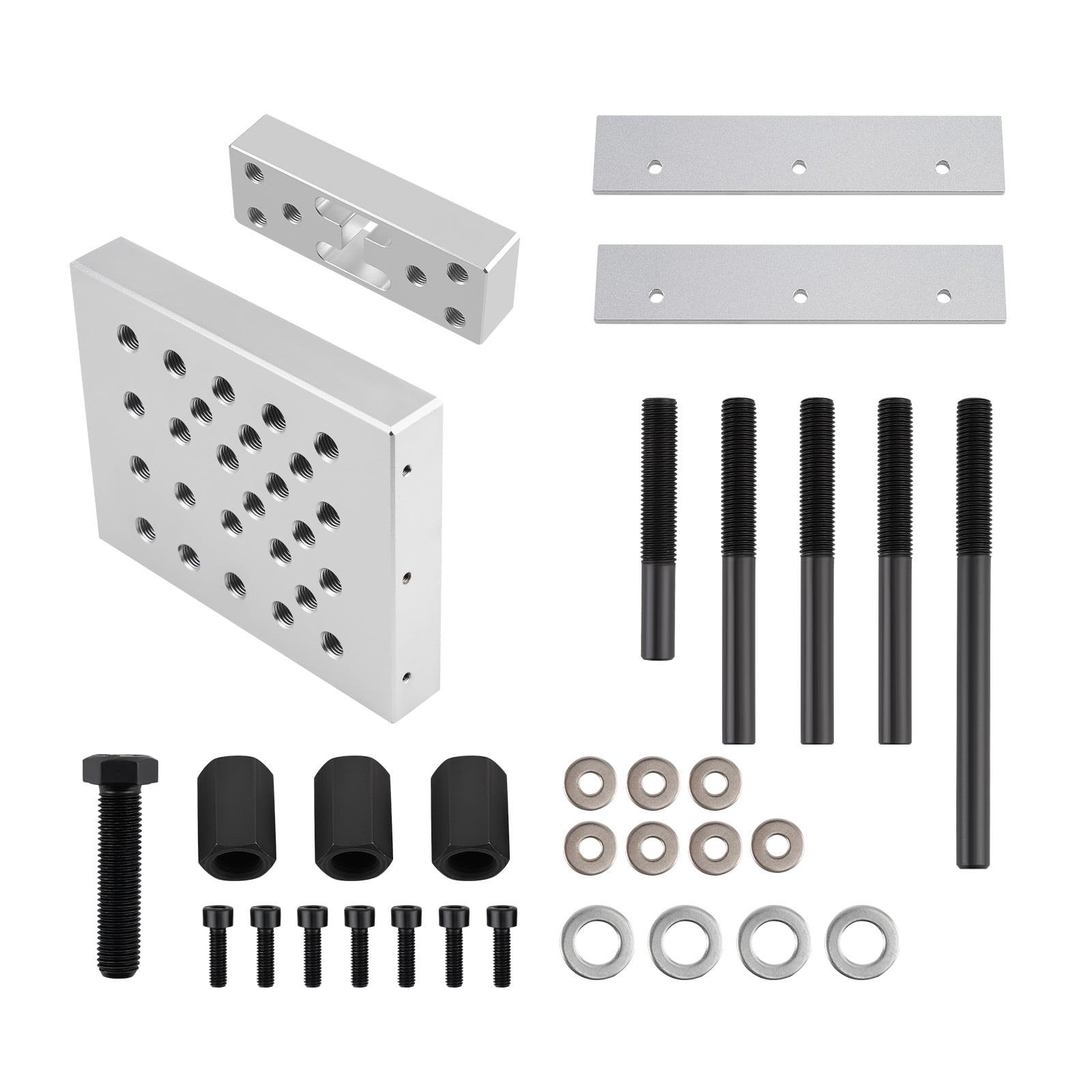 30 Ton Universal Drill Press Support Block Plate Tool Set Kit Bearing & Bushing