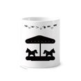 thumbnail image 1 of La silueta negra de Carousel Amusement Park Taza de cepillo de dientes, 1 of 3