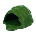 thumbnail image 4 of Refugios para reptiles, comedero para reptiles, plato resistente para alimentarlos, decoración de hábitat para ranas, tortugas y dragones barbudos. Verde, 4 of 8