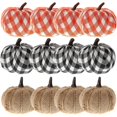 thumbnail image 4 of Lifelike Thanksgiving Assorted Fake Pumpkins for Decor with Foams and Hemp Rope Materials, 4 of 4