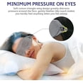 thumbnail image 5 of Huncv Mavogel Cotton Sleep Mask Eye Mask - Light-blocking Sleep Mask With Updated Design, Soft And Comfortable Night Mask For Men And Women, 5 of 5