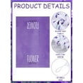 thumbnail image 5 of luyaa 4 Pcs Floral Kitchen Towels Flower Dish Towels Spring Kitchen Decor Sets for Cooking Baking Grilling Bathroom(Purple,Lavender), 5 of 6