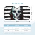 thumbnail image 3 of Bingfone Watercolor Skull Car Windshield Sunshade,Sun Foldable Sun Shield Sun Visor for Car - Medium, 3 of 8