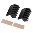 thumbnail image 5 of Soporte Para Cables 2 Unids/lote, Cinco Ranuras, Divisor De Cable De Plástico, Clips De Cable, Organizador, Soporte, Fijador De Cables, Negro Amonsee Cord Divider, 5 of 5