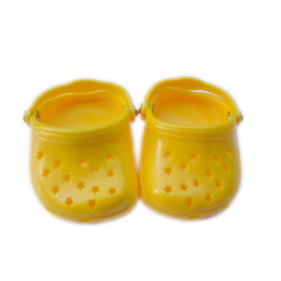 MBD® Yellow Summer Clogs Fits 18 Inch Fashion Girl Dolls