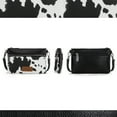 thumbnail image 6 of Wrangler Western Cowhide Crossbody Bags for Women Clutch Wristlet Purse, black, 6 of 6