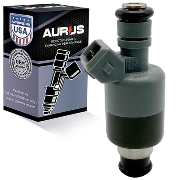 AURUS OEM Fuel Injector 17109596 for 1996–2000 Chevrolet & GMC Suburban, Silverado, Sierra, Express & P-Series 7.4L V8 – Replaces 17113221, FJ10058