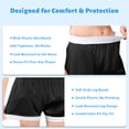 thumbnail image 4 of CARER Noiseless Adult Diaper Cover Washable Leakproof Protective Underwear for Incontinence, 4 of 7