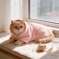 thumbnail image 7 of Pet Hooded Bathrobe Fast Dry Washable Towel Wrap for Dogs Cats Lightweight Cozy Absorbent Drying Coats for Home Travel, 7 of 7