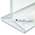thumbnail image 2 of Azar Displays 142704 8.5-Inch W x 5.5-Inch H Top- Load Acrylic Sign Holder, 10-Pack, 2 of 6
