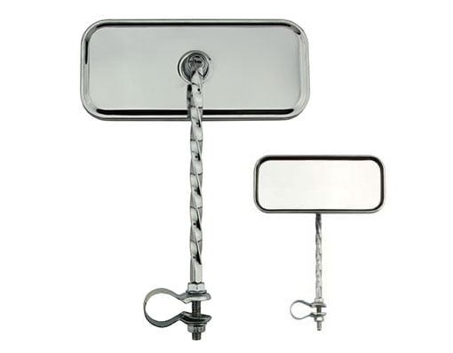 chrome bicycle mirrors