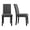 Black, variant on Modern Faux Leather Dining Chairs Set of 2 for Dining Room, Upholstered Parsons Chairs, Ivory