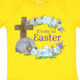 thumbnail image 4 of Inktastic It's My 1st Easter with Cross and Flowers Boys or Girls Baby Bodysuit, 4 of 5