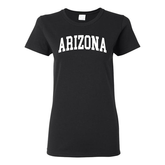 Wild Bobby State of Arizona College Style Women Graphic Tee