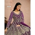 thumbnail image 4 of Sur Mesure Mariage Designer Anarkali Lourd Broderie Florale Séquence Travail avec Robe Dupata, 4 of 6